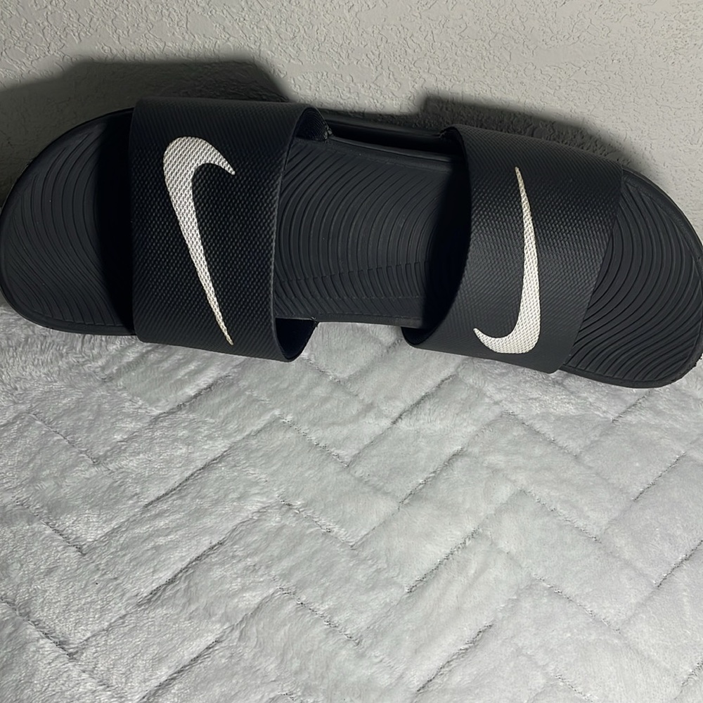 NIKE Kawa Slide sports sandals (GS/PS) for children (black/white/black. #5 - Picture 4 of 7